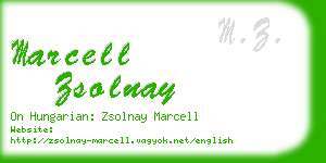 marcell zsolnay business card